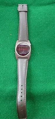 Vintage C. 1970s Texas Instruments SERIES 500 LED Functional Watch • $25