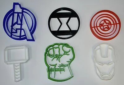 Avengers Superheros Marvel Comics Movie Hulk Iron Man Thor Cookie Cutter Pr1051 • $16.99