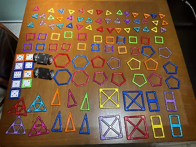 Magformers Lot Magnetic Building Toys  109 Pieces • $49.95