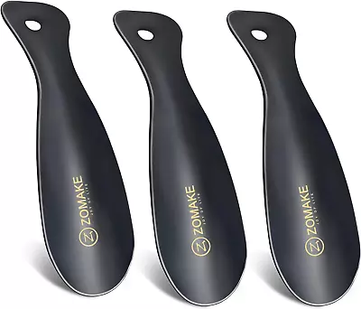 3 Pcs Small Metal Shoe Horn 7.5 Inch - Travel Shoehorn Short Shoe Spoon Stain • $11.32