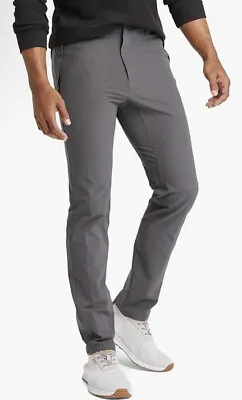 ALL IN MOTION- Men's Golf 'Travel Trouser' Pants Stretchy Grey SZ: 38x32 • $8