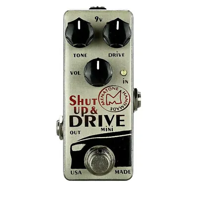 Menatone Shut Up ＆ Drive Mini Guitar Effects Pedal From Japan • $283