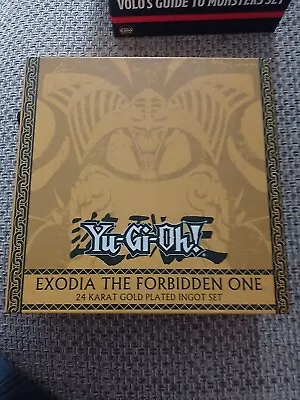 Yugioh Limited Edition Exodia 24 Karat Gold Ingot Set • £130