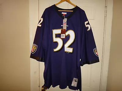 Ray Lewis 2000 Mitchell & Ness Baltimore Ravens Mens Throwback Legacy Jersey 4XL • $106.25