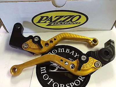 PAZZO Shorty Levers Yamaha R3 2015 - 2017 Gold Levers With Black Adjuster • $169.99