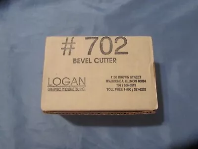 Logan Bevel Cutter Model #702 Series 4000 • $9.99