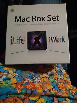 Apple Mac Box Set (MB998Z/A) Inc 3x DVD Mac OSX 10.5 Leopard ILife’09 IWork’09 • £34.99