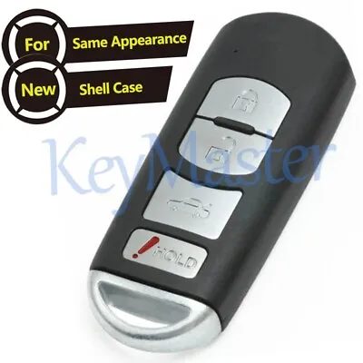 Smart Remote Car Key Shell Case For Mazda 3 6 Miata MX5 Fob 4 Buttons + Blade • $9.70