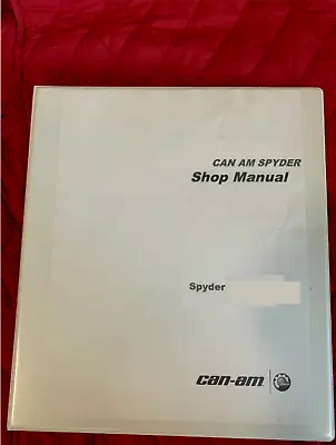 2008 2009 2010 2011 Can-Am RS GS Spyder Motorcycle Service Manual Binder • $44.99