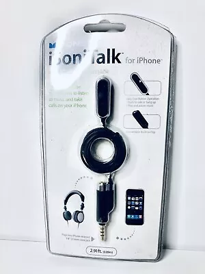 New Monster ISoniTalk Hands Free Mic For IPhone Headphones Adapter NIB Sealed • $7.70