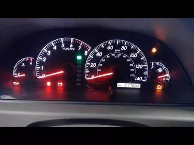 Speedometer Cluster MPH 4 Cylinder Le White Numbers Fits 05-06 CAMRY 1235820 • $134.43