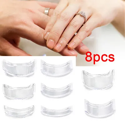 8X Ring Size Reducer Resizer Adjuster Clip Guard Invisible Silicone Tool • $7.39