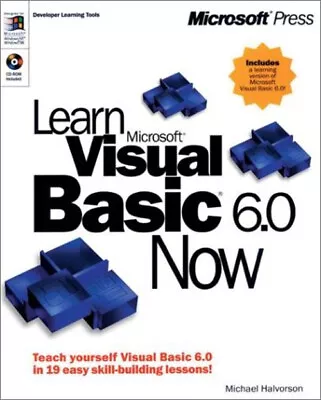 Learn Microsoft Visual Basic 6.0 Now Paperback Michael Halvorson • $6.29