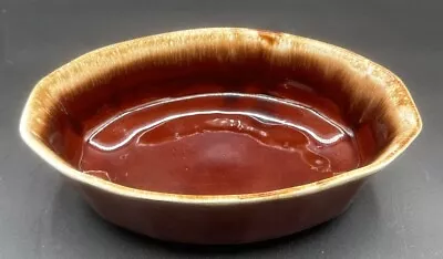 Vintage Mccoy Pottery Brown Drip Glaze 9” X 6.6” Serving Dish 7070 USA • $22