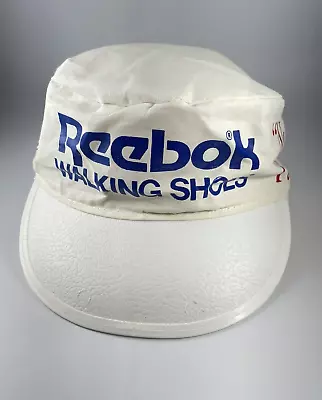 Vintage REEBOK Advertisement Walking Shoes Painters Cap  No Thanks I'll Walk!  • $88.45