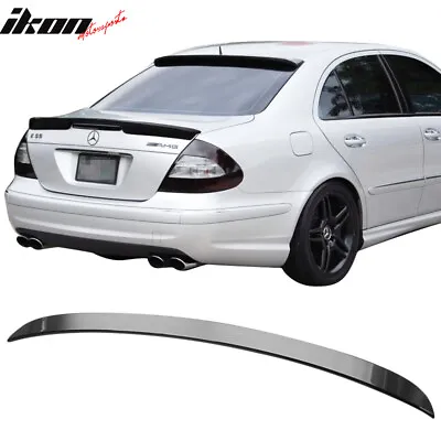 Fits 03-09 Benz E-Class W211 Sedan L Type ABS Trunk Spoiler Painted #040 Black • $112.99