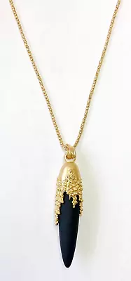 HSN Marla Wynne Gold-tone Lava 34  Drop Necklace • $19.99