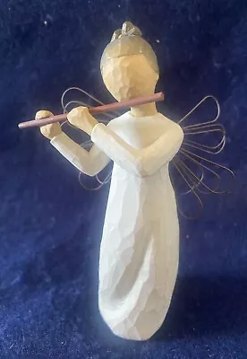 Willow Tree 'Angel Of Harmony' Angel W/ Flute 26083 Demadaco Lordi 2002 Flutist • $15.72