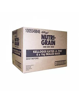 Kellogg's Nutri-grain Kater 6 Pack 1kg • $147.95