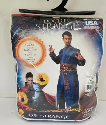 Marvel Doctor Strange Made In USA Adult Halloween Costume Includes Printed Robe • $75.52