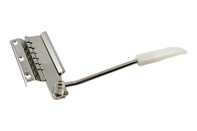 NEW - Short Gibson Style Vibrato Tailpiece With Arm - NICKEL • $101.95