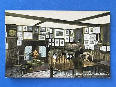 Postcard - The Dickens Room “Leather Bottle” Cobham • £1.50