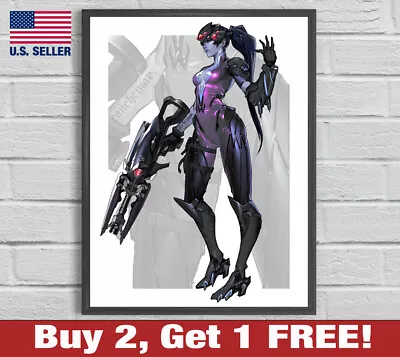 $22.95 • Buy Overwatch Widowmaker 18  X 24  Poster Print Game Room Man Cave Decor Wall Art 2