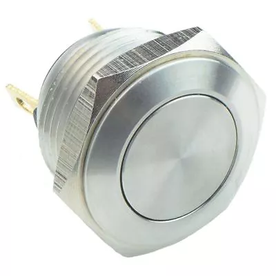 Vandal Resistant 16mm Stainless Steel Momentary Push Button Switch 2A SPST • £3.99