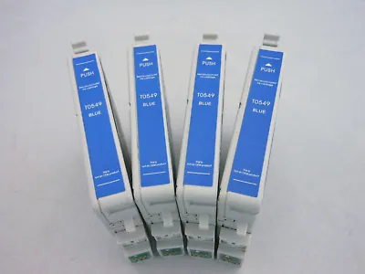 T0549 Blue Inkjet Cartridge For Epson Stylus Photo R1800 Stylus Photo R800 4PK • $9.98