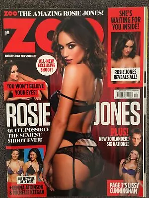 £14.99 • Buy Zoo Magazine 20th - 26th March 2015 Rosie Jones Lissy Cunningham Issue 570 Rare!