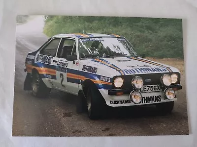 Motor Car Postcard: 1981 Ford Escort R.S National Motor Museum • £5