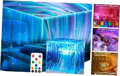 Crystal Table Lamp Aurora Lamp18 Color Crystal Lamp+Dimmable Lamp 16 Colors • $40.73