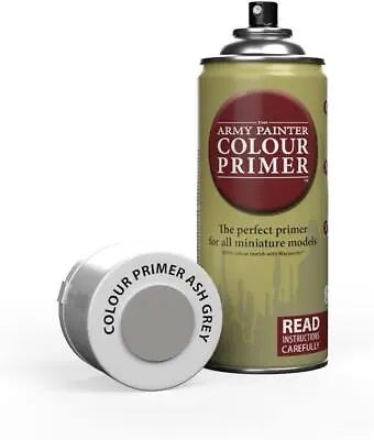 The Army Painter Spray Primer - Ash Grey (Warhammer / Miniature Painting) • £18.50