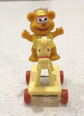 Vintage Muppet Babies Fozzie Bear 1986 PVC Figure McDonalds Toy Used ** RARE ** • $10