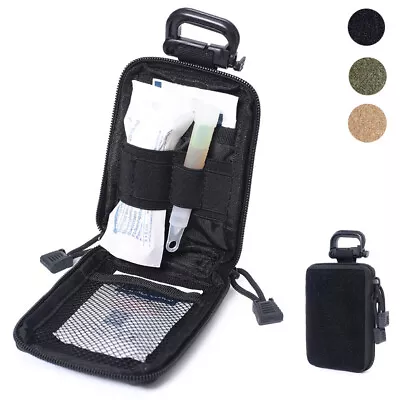 MOLLE Bag Tactical EDC Pouch Range Bag Medical Organizer Pouch Wallet Small Bag • $8.99