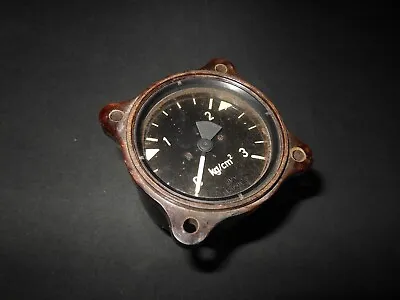 WW II German Aircraft Druckmesser - PRESSURE GAUGE - MW50 - Me109 Fw190 - RARE! • $299.99