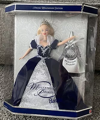 1999 Mattel Barbie Millennium Princess Fashion Doll (24154) NIB Unopened Vintage • $5.99