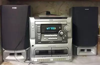 £42 • Buy Aiwa Z-L100 Hi-fi Stereo System & Speakers Digital Audio System Multi Cd Player