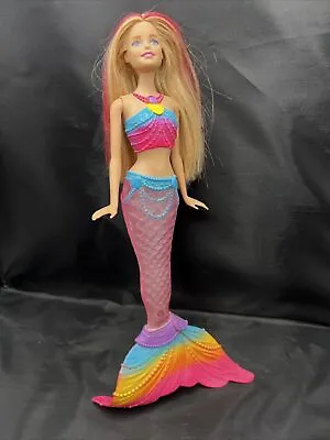 Barbie Dreamtopia Rainbow Mermaid Light-Up Tail Doll Corroded Battery Ports. • £2.99