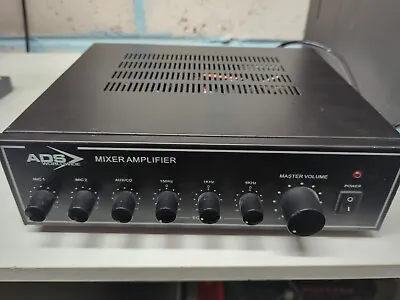 ADS Worldwide 60W Mixer Amplifier Working Condition With Marks From Use.  • £17.02