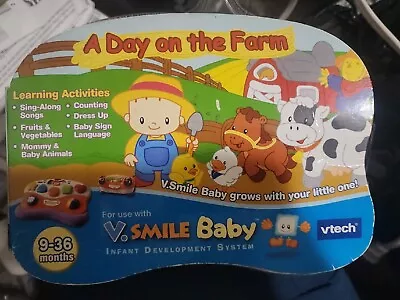 V. Smile Baby System Vtech A Day On The Farm Game Cartridge Infant Learning  • $5.99