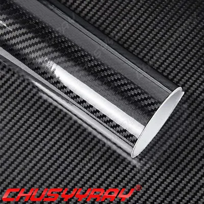 5D Waterproof Carbon Fiber Vinyl Car Wrap Sheet Roll Film Sticker Decal Paper • $15.89