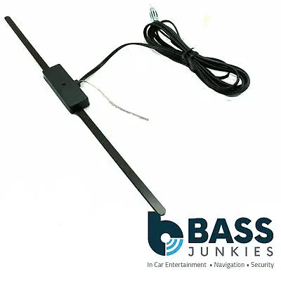 MERCEDES BENZ Universal Internal Windscreen Glass Mount Car Radio Aerial Antenna • £9.50