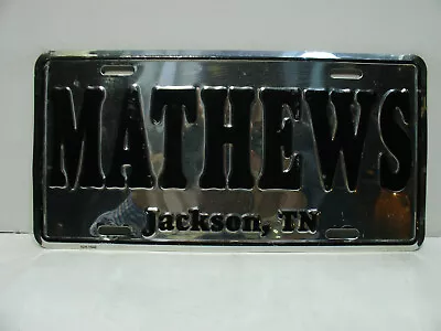Booster License Plate     MATHEWS    Jackson TN         8201b • $24.99