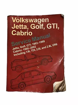 VW Cabrio Jetta GTI 1993-2002 Shop Service Repair Manual Wiring Diagrams Engine • $99.99