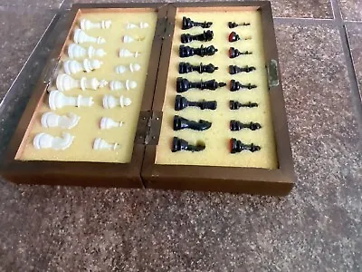 Chess Board Magnetic Traveling Foldable Board NEW VTG  • $19.90