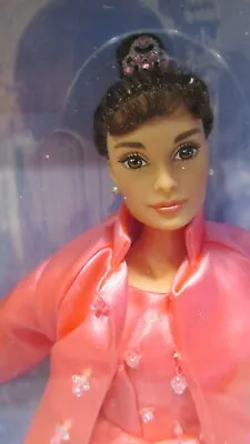 NIB 1998 Mattel Audrey Hepburn Barbie Breakfast At Tiffany's Pink Princess Doll • $97.43