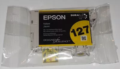 GET 2'fer EPSON 127 YELLOW DURA BRITE ULTRA INK CARTRIDGE T1274 NEW SEALED *DEAL • $14.99