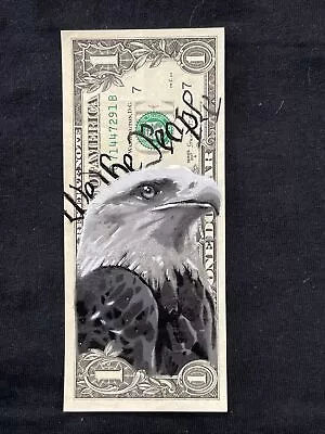 Eagle We The People 1 Dollar Bill Painting Graffiti Art Street Art America • $68