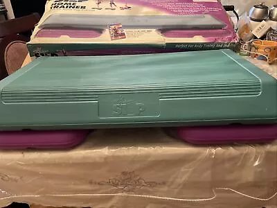 The Step Home Trainer Aerobic Step Up Home Workout Turquoise And Purple • $40